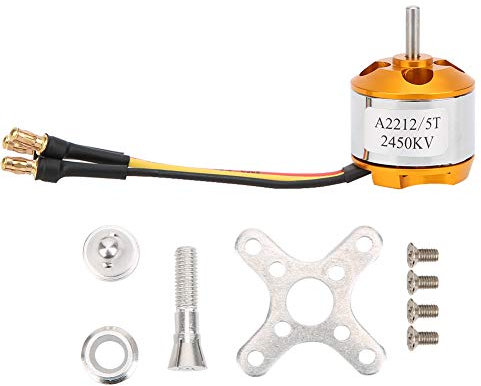RC Brushless Motor, Outrunner Brushless Motor Ersatzteil für RC Quadcopter Drone Flugzeug(2450 kV)