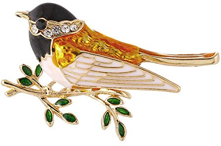 PULABO Belle Broche Cristal Animal Hirondelle Oiseau Épinglette Bijoux Femmes Excellente Qualité Haute qualité, Sécurité