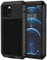 Lanhiem Heavy Duty Case Design for iPhone 12 / iPhone 12 Pro Shockproof Tough Armour Metal Case with [Tempered Glass Screen Film], 360 Full Body Protective Case Cover for iPhone 12/12 Pro -Black