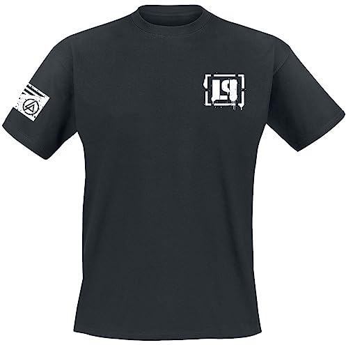 Linkin Park Flag Männer T-Shirt schwarz Band-Merch, Bands, Nachhaltigkeit
