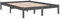 vidaXL Kiefer Massivholzbett Bettgestell Bett Holzbett Doppelbett Futonbett Bettrahmen Schlafzimmerbett Schlafzimmermöbel Grau 120x200cm