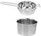 1 Satz Schmelztiegel Schmelzen Butter Seifenschmelzschalen Mini-kuchen Süßigkeitenkessel Rührschüssel Set Kerzen Schmelztopf Induktion Wasserbad Rostfreier Stahl Zubehör Milch 16c