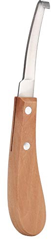 Cuchillo Afilado para Pezuñas, Herramientas para Herrador de Mano Izquierda O Derecha, Herramienta para Recortar Cuchillos para Pezuñas para Uso de Ganado y Caballos, 8.5 Pulgadas (mano derecha recta)