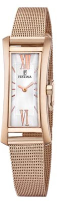 Festina Orologio Donna F6804/B Outlet cassa di Acciaio inossidabile 316l Oro cinturino in Acciaio inossidabile 316l Rosa