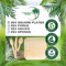 200 Pieces of 100% Natural Disposable Palm Leaf Plates Square - Eco-Friendly and Compostable Dinnerware - Pack of 25 Including Cutlery Sets