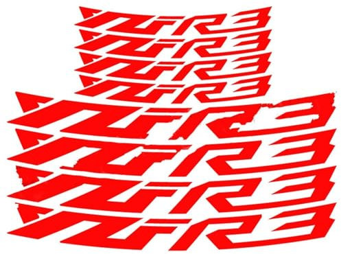 Reflektierende Motorrad Rad Aufkleber Streifen Band Felge Aufkleber Zubehör Wasserdicht Für YZF-R3 R3 Yzfr3 (Color : 6)