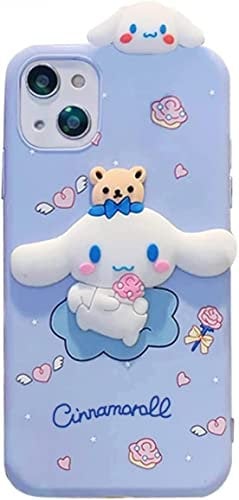 SMAIGE Case Compatible with iPhone 11, Shock-Absorption Anti-Scratch Bumper Case Cover, Cute Funny Anime Cartoon Cinnamon Design for Kids Teens Girls & Women