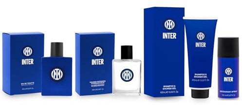 INTER | Eau de Toilette - Profumo Uomo Inter, con una Fragranza Mascolina e Decisa, Forti Accenti Aromatici, Fruttati e Legnosi, Made in Italy, 100 ml
