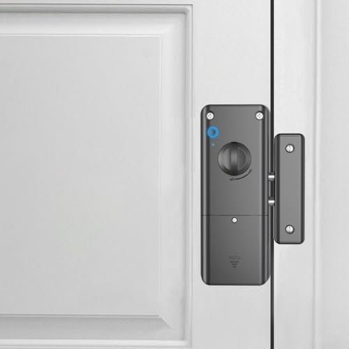 Kit de cerradura de puerta eléctrica inteligente, cerradura de puerta invisible inteligente, cerradura de puerta de madera con tarjeta IC para desbloquear cerraduras de puertas electrónicas interiores