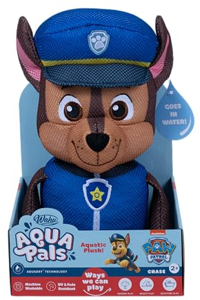 WAHU Aqua Pals Chase Paw Patrol, Plüsch-Wasserspielzeug Kinder ab 2 Jahren, schnelltrocknender, wasserfester Plüsch für Bad und Pool, pflegeleicht
