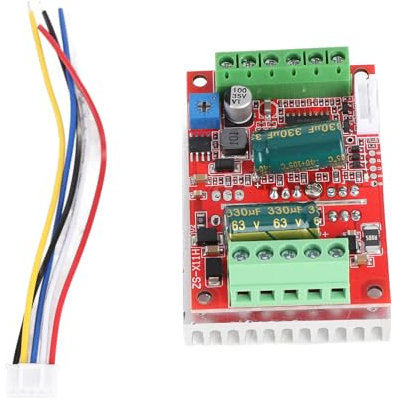 400-W PWM Motor-Drehzahlsteller, PWM DC-Motor Drehzahlsteller Motortreiberschalter Einstellbarer Spannungsregler Unterstützt SPS-0-5-V-Analogsteuerung
