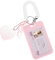 Amaxiu Support de carte photo Kpop en acrylique de 7.6 cm, Cadre d'affichage pour cartes photo Kpop, Organisateur de cartes avec porte-clés Pendentif en forme de cœur pour décoration(rose)