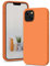 OitiYaa Silicone Case Designed for iPhone 14 Case, Ultra Slim Shockproof Protective Liquid Silicone Phone Case with Soft Anti-Scratch Microfiber Lining,6.1 inch, Papaya Yellow
