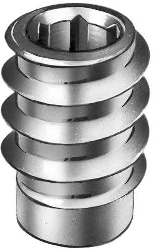 RAMPA MUFFEN/Gewindemuffe/Gewindeeinsatz/Einschraubmutter Typ SK, Stahl verzink, M5 Innengewinde (d). 10mm Durchmesser (D) X 8mm Länge (L), 100 Stück