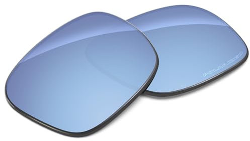 Tintart Verres de rechange performants compatibles avec Oakley Holbrook Metal Polarized Gravé, Bleu aqua profond - Polycarbonate polarisé, Taille unique