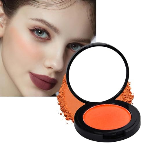 Blush et Fards à Joues, Palette de Fard à Joues pour le Visage, Blush Poudre Mate Couleur Intense, Finition Soyeuse Naturel, 3.5g Fard à Joues en Poudre Très Pigmenté pour Tous Types de Peaux