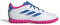 adidas Goletto VIII Astro Turf Football Boots Kids White/Blue/Pink 13 Child UK