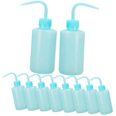 Gogogmee Botellas para Regar 250ml Botella De Agua Flexible Jarra De Agua Curvo para Plantas
