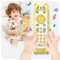 Bambebe Baby TV Telecomando con Luce e Suono, Giochi Musicali per Bambini 6-18 Mesi con Inglese/Francese/Spagnolo, Giocattoli Sonori Sensoriali Regali per Prima Educativi per 6 Mesi + (Gatto Bianco)