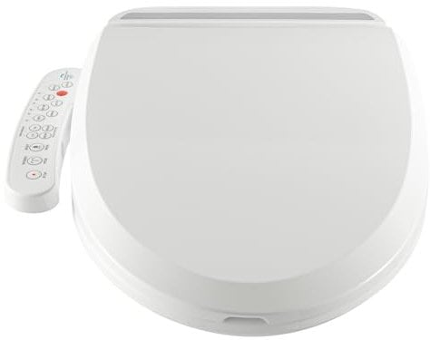 Intelligenter Smart Toilettensitz mit Düse, Multifunktional Toilettendeckel Klodeckel Warme Lufttrocknung Einstellbarem Wasserdruck, WC Sitz Deckel Leicht Reinigen für Toilette