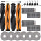 Kit d'accessoires pour Dreame X50 Ultra Complete/L50 Pro Ultra/X50 Master, Pièces Rechange avec 2 Brosses Principales Double, 4 Filtres, 6 Serpillere, 6 Brosses Latérales, Brosse Nettoyage, Tournevis