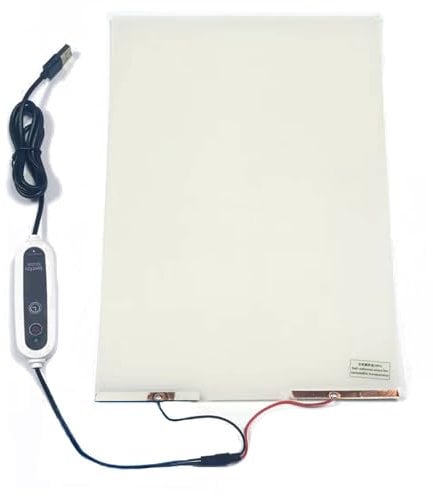 Bonxrdun Elektronische PDLC Smart Film A6 Probe PDLC umschaltbare Smart Film Elektrische Smart Glasfolie (10,5 cm x 16 cm)