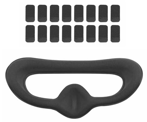 Augenpolster für DJI Avata 2 Goggles 2/3 Weiches Schaumstoff-Gesichtskissen | Bequeme Augenmaske mit Lichtblockierung, Generic Schaumstoff Augenpolster Zubehör für FPV Brille mit 16 Klebepads