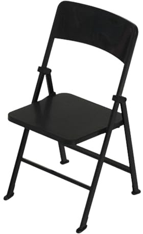 Klappstuhl für Haus, Maßstab 1/6, Mini-Dekoration, kleines Möbelzubehör für hohe Präzision, leichte Materialien und für die Dekoration des Hauses