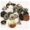 Fat-catz-copy-catz 5X 20mm Hammer On Jeans Tack Buttons Bronze, Silver, Gold - 5 Buttons per Pack