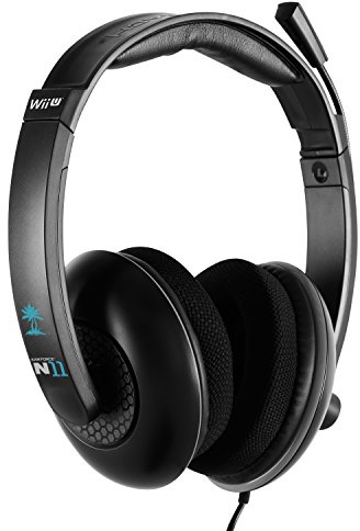 Casque stéréo ear force n11 pour wii u compatible 3ds xl, 3ds et smartphones