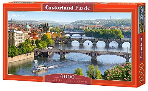 Castorland C-400096-2 - Puzzle Brücken über die Moldau, Prag 4000 Teile