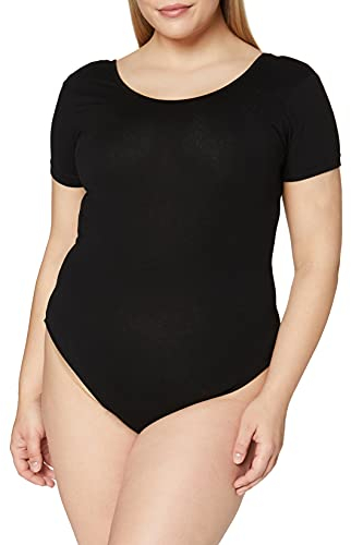 Urban Classics Damen Stretch Jersey Body voor Dames Top, Schwarz (Black 7), M EU