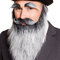 PARTY DISCOUNT Bart Vollbart Alter Mann, grau