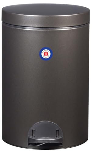 Poubelle de cuisine à pédale. Capacité 14L, Fabrication française, Seau intérieur amovible avec anse, Pratique ELORA ROSSIGNOL
