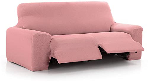 MAXIFUNDAS Housse de canapé Relax 3 Places 2 Pieds Vega Rose