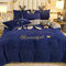 Einzelbettbezug Set, Winter doppelseitig Samt Dicke Korallen warm Kristall Samt Velvet extra großes dachgebautes Doppelbett einzelnes Kissen (Color : P, Size : 1.8m Bed(4pcs))