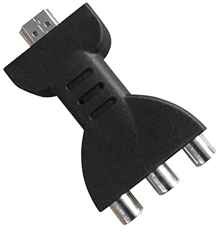 Yumili Hdmi zu RGB für Komponentenkonverter Praktischer Hdmi zu AV-Adapter Langlebiger Konverter für Audio- und Video-Hd-Konvertierung