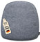 kontor28® - Sitzkissen Filz handgefertigt Made IN Germany | Sitzkissen Stuhl 39x40 cm aus rPET-Filz extra weiche und robuste Polsterung | Sitzauflage Stuhl für In- und Outdoor | grau 2er-Set