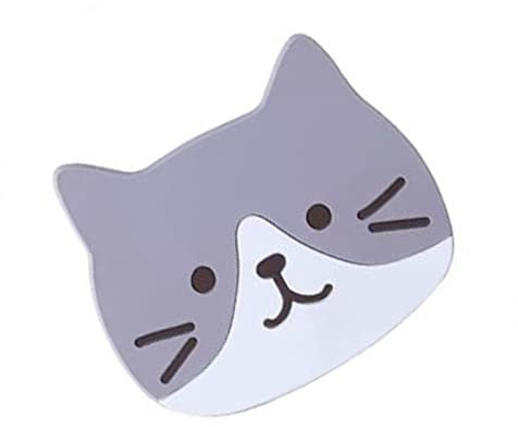 D/A Untersetzer in Katzenform, Silikon-Untersetzer, für Katzenliebhaber als Einweihungsgeschenk, Geburtstagsgeschenk, Wichteln