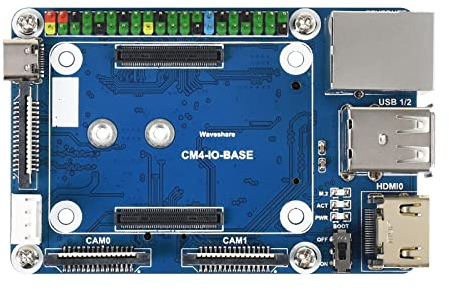 Waveshare Mini Base Board Type B, Compatible with Raspberry Pi Compute Module 4