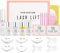 PORTENTUM Wimpernlifting Set, 2024 Aktualisiertes Lash Lifting Set, Professionelles Semipermanentes Curling-Wimpern-Dauerwellen-Set, Geeignet Für den Salon- und Heimgebrauch, Weiß, Individuell