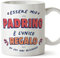 Mugffins Tazza in ceramica per PADRINO 11 oz / 350 ml - In italiano - Sono l'Unico Regalo di cui Hai Bisogno - Idea regalo per compleanno, anniversario, natale