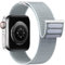 Yoohoo Nylon Straps Compatible with Apple Watch Straps 38mm 40mm 41mm 42mm(Series 10) Women Men,Upgraded Soft Nylon Strap Replacement Watch Bands for iWatch Series 10 9 8 7 6 5 4 3 2 1 SE/Seashell