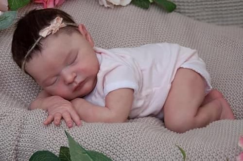 Zero pam Reborn Baby Lebensecht 50CM Silikon Baby Mädchen Realistische Newborn Babypuppe Wie Echtes Baby Echte Baby Mit Weicher Körper