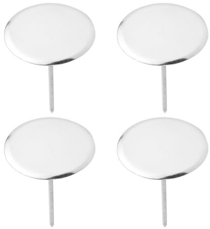 BESTonZON 4Pcs Baking Nails for Cakes, Cake Heating Core,Stainless Steel Flower Nails Cake Decorating Cake Baking Heating Core Cake Decorating Nails for Making Ice Cream Cookies