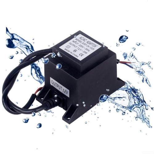 HEIBTENY LED-Transformator,Wasserdichte IP68-Transformatoren,LED Trafo 12V Netzteil AC/AC, Outdoor Netzteil Trafo(40W)