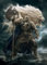Displate Elden Ring Metal Poster Magnetische Befestigung Offiziell Lizenziert Bilder Lands Between - Godfrey Poster 67,5x48cm