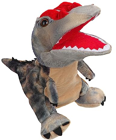 Dinosaurier Handpuppen Puppentheater für Kinder Dinosaurier Kuscheltier Puppen Spielzeug, Handspielpuppe, Fingerpuppen, Tier Handpuppe, Dinosaur Hand Puppets Halloween Weinachten Geschenke