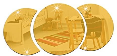 Schlafzimmer Bedroom tapete für Badezimmer wandverkleidung Bathroom Kreis wandaufkleber wasserdichter Dekorationsspiegel frei Collage-Kreis-Aufkleber runden Kombination schmücken