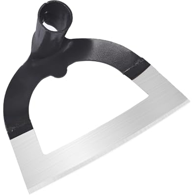 Sunsiou Zappa Cava per Erbacce, Zappa Cava, Zappa da Giardino per Erbacce, Sarchiatore per Erbacce, Attrezzi da Giardino per Piantare Ortaggi, Allentamento del Terreno, Strumento da Giardino (26 cm)